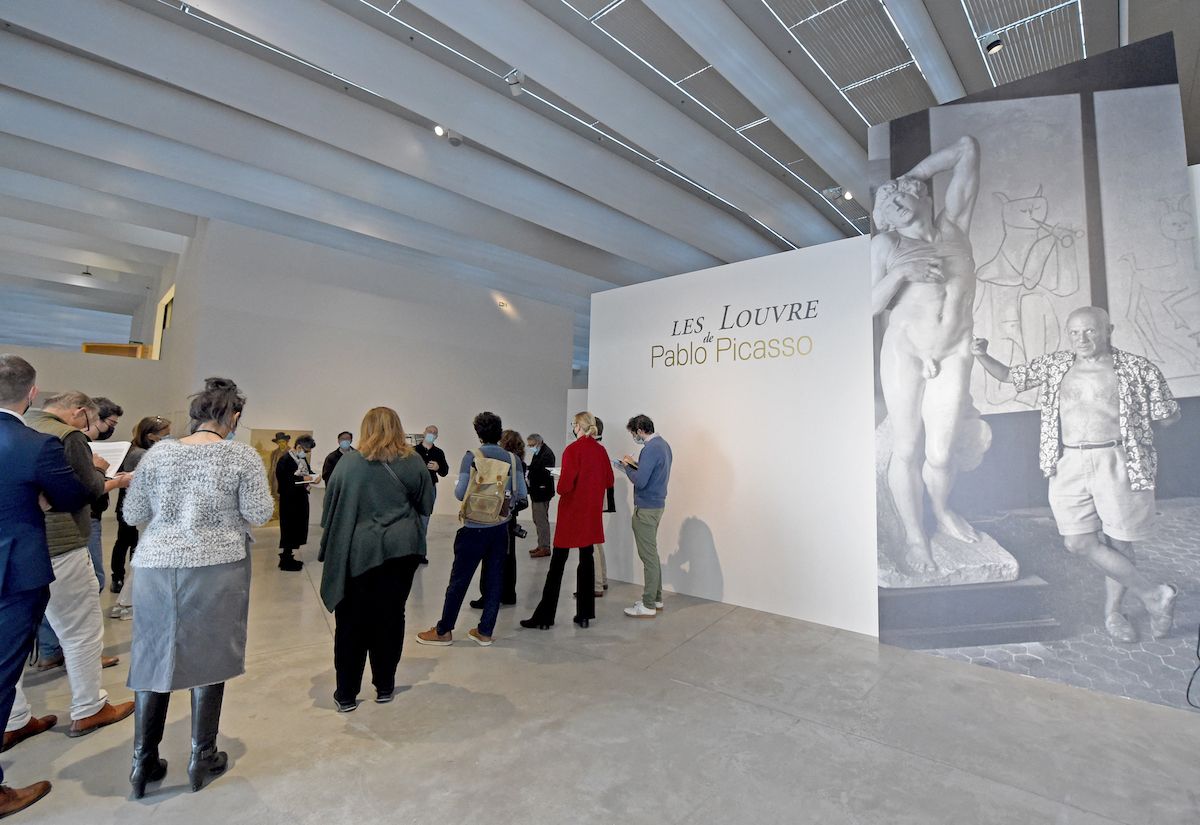 La exhibición Les Louvre de Pablo Picasso se inaugura el 13 de octubre en el museo Louvre-Lens, ubicado en el norte de Francia. La exhibición Les Louvre de Pablo Picasso se inaugura el 13 de octubre en el museo Louvre-Lens, ubicado en el norte de Francia.