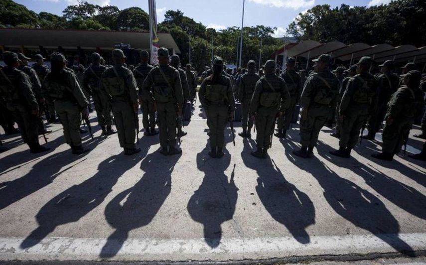 Miembros de la Fuerza Armada Nacional Bolivariana de Venezuela (FANB).
