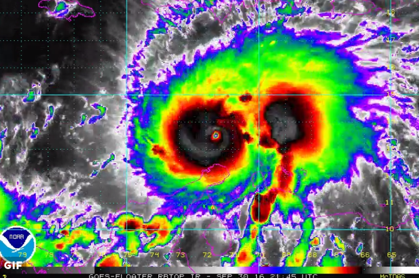 #Matthew de categoría 4 es el&nbsp;&nbsp;primero en la cuenca atlántica desde Félix de 2007. Más info: