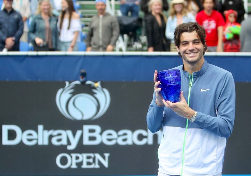 El estadounidense Taylor Fritz se coronó campeón en Delray Beach, Florida, por segundo año consecutivo.&nbsp;