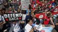 Manifestantes en EEUU a favor de DACA.&nbsp;