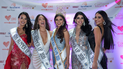 Valeria Uzcategui, coronada Miss Carnaval 2020, posa con las cuatro finalistas en esa edición del certamen.