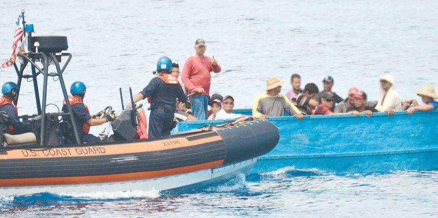 Desde el mes de enero pasado no se producía una interceptación de inmigrantes en el mar de la Florida. (CORTESÍA)