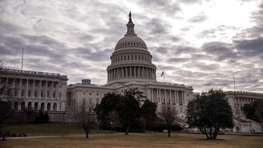Vista del exterior del Capitolio en Washington DC, Estados Unidos. 