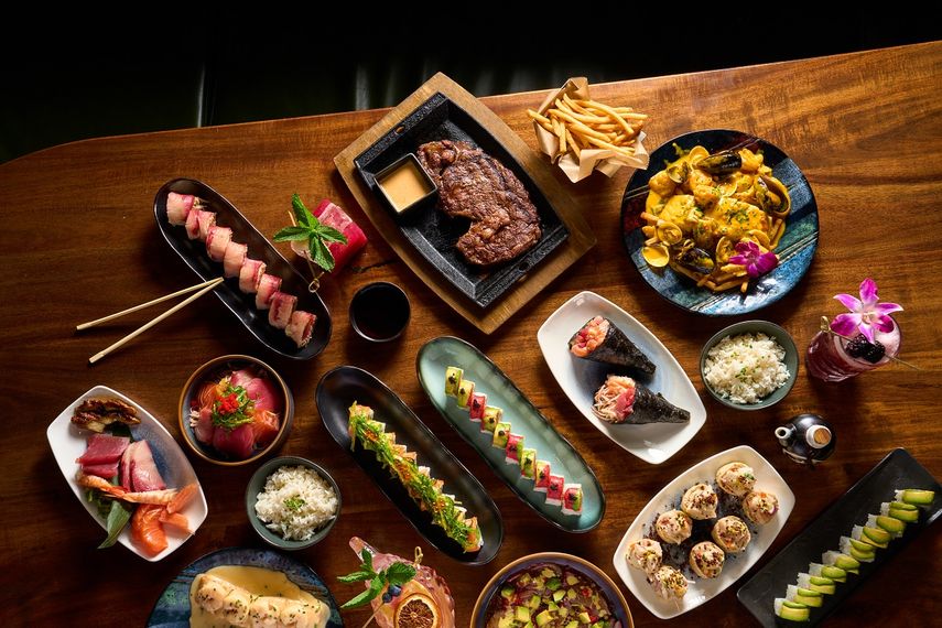 Exquisiteces del menú de Bonsai Sushi.&nbsp;