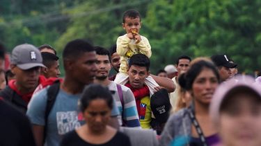 Miles de migrantes buscan llegar a Estados Unidos.&nbsp; &nbsp;
