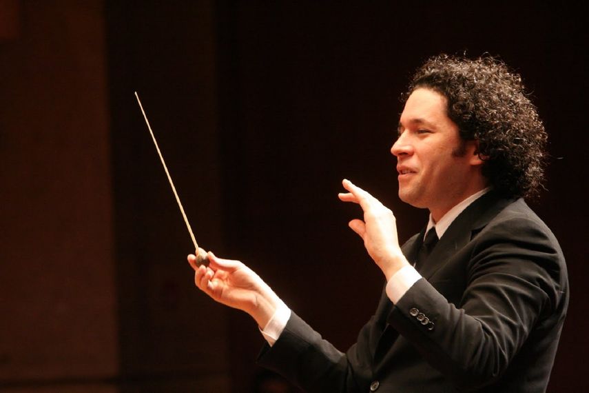 El director de orquesta venezolano Gustavo Dudamel.