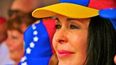 María Conchita Alonso viste los colores de Venezuela. Una foto fechada en febrero del 2014. (FACEBOOK)