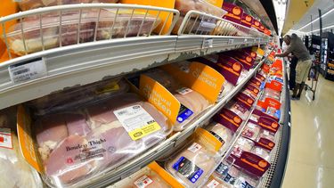 Imagen dentro de un supermercado en Estados Unidos.