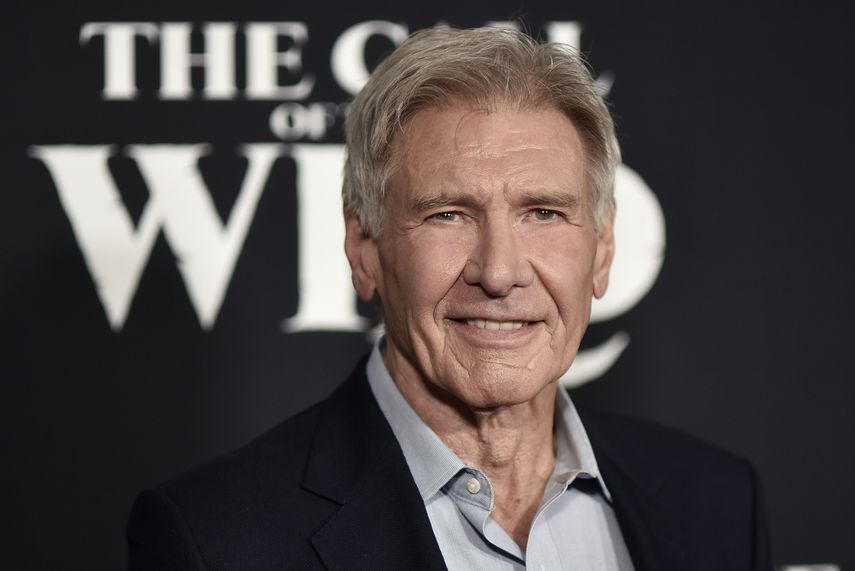 Harrison Ford posa en el estreno de The Call of the Wild en Los Angeles.&nbsp;