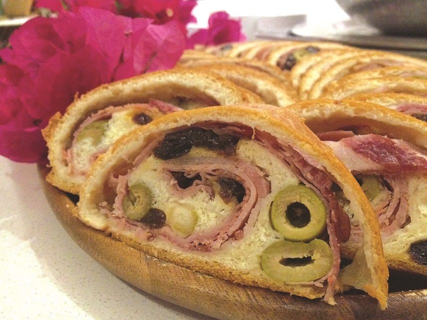 El pan de jamón. (CORTESÍA)