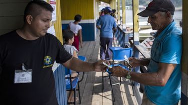 Los brasileños votaron en tranquilidad.&nbsp;