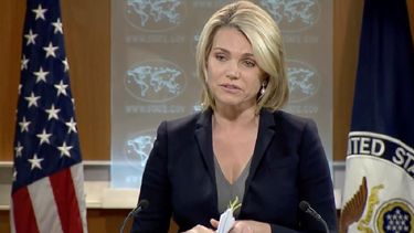 Heather Nauert, portavoz del Departamento de Estado.