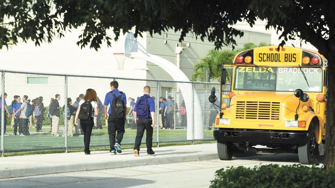 Imagen de una de las escuelas p&uacute;blicas de Miami-Dade.&nbsp;