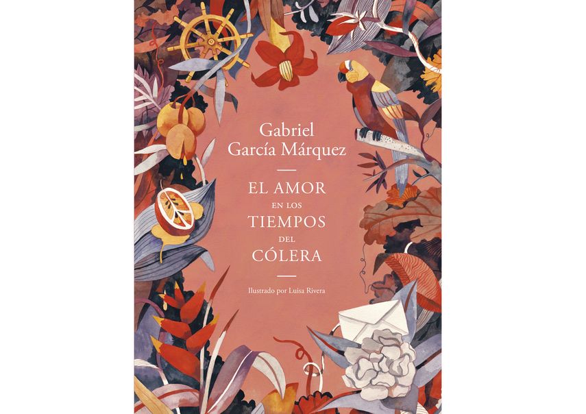 Portada de El amor en los tiempos del c&oacute;lera de Gabriel Garc&iacute;a M&aacute;rquez.
