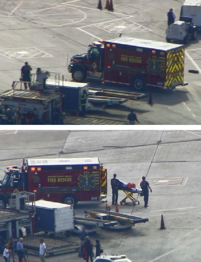 Los heridos fueron trasladados hasta centros asistenciales al Broward Health Medical Center.