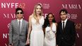 Pax Thien Jolie-Pitt, Angelina Jolie, Zahara Marley Jolie y Maddox Chivan Jolie-Pitt asisten a la proyección de María durante el 62.º Festival de Cine de Nueva York en Alice Tully Hall, Lincoln Center, el 29 de septiembre de 2024 en la ciudad de Nueva York.&nbsp;