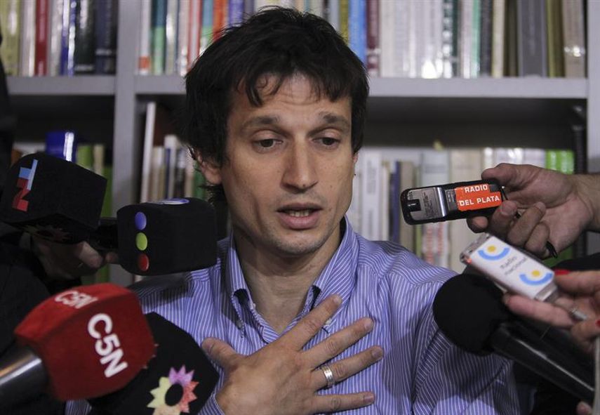 Diego Lagomarsino, el colaborador que le entregó a Alberto Nisman el arma que acabó con su vida. (EFE) 