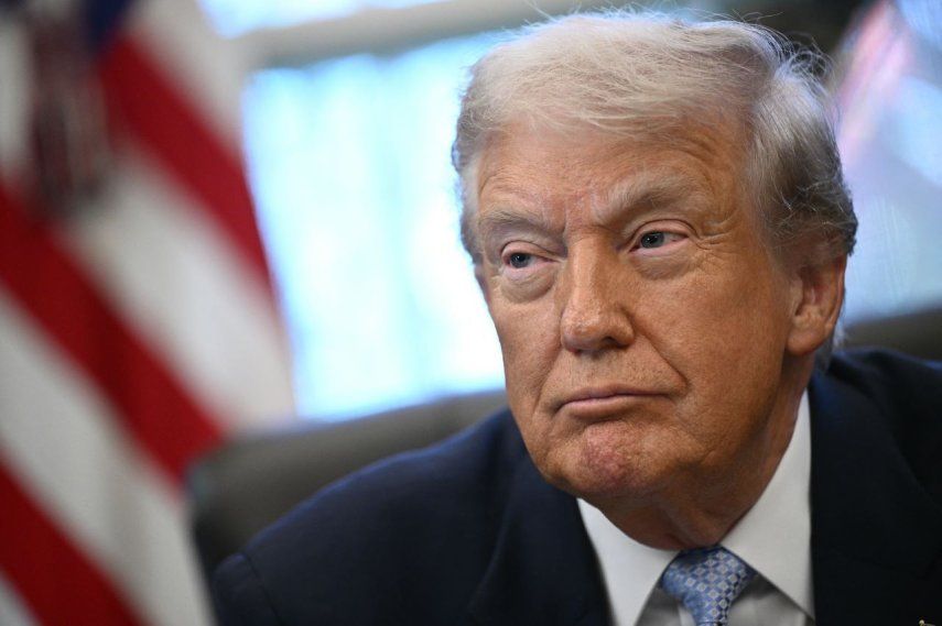 El presidente Donald Trump en la Oficina Oval de la Casa Blanca.&nbsp;