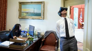 Obama protagonizó el video de realidad virtual, una tecnología en pleno auge, al promocionar su reciente visita a Yosemite&nbsp;