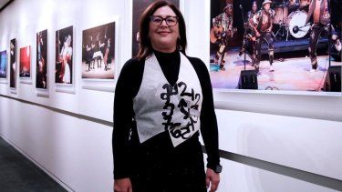 La compositora Gabriela Ortiz posa en el Carnegie Hall de Nueva York.