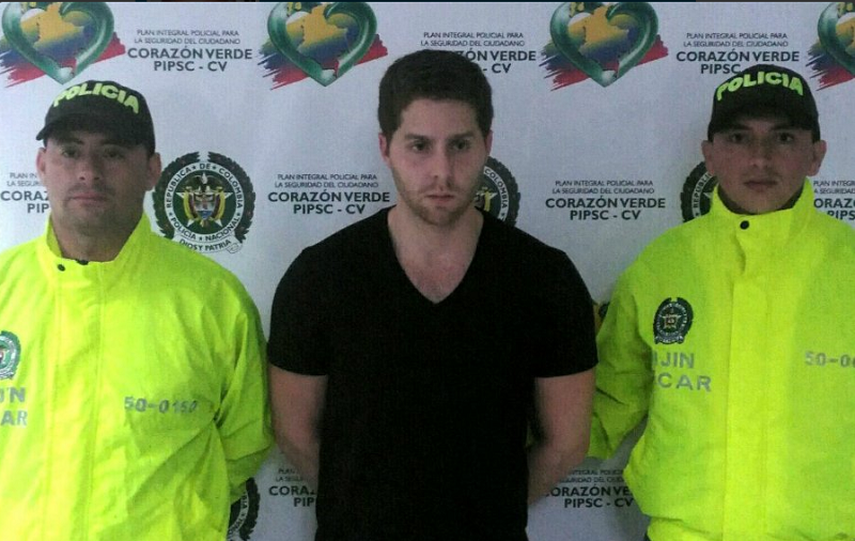 La Policía Nacional de Colombia capturó en Cartagena este miércoles a Mayer Mizrachi Matalón requerido por su país por circular roja de Interpol por delitos contra la administración pública (TWITTER)