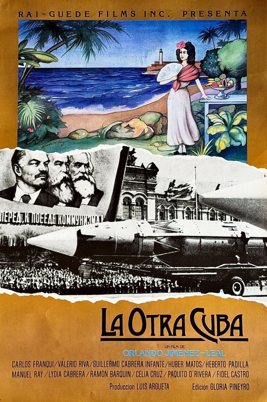 Póster promocional del documental La otra Cuba, de Orlando Jiménez Leal.