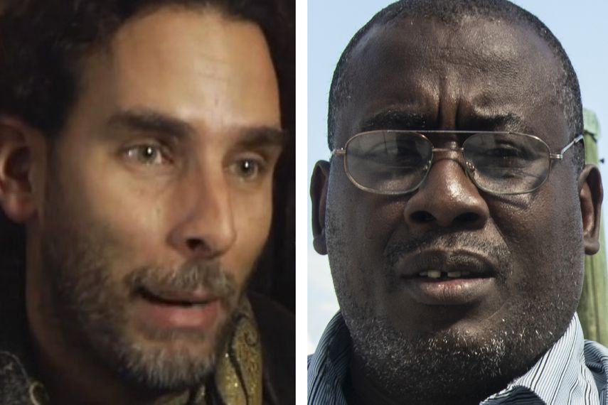 Los opositores cubanos Orlando Luis Pardo y Jorge Luis García Pérez Antúnez.