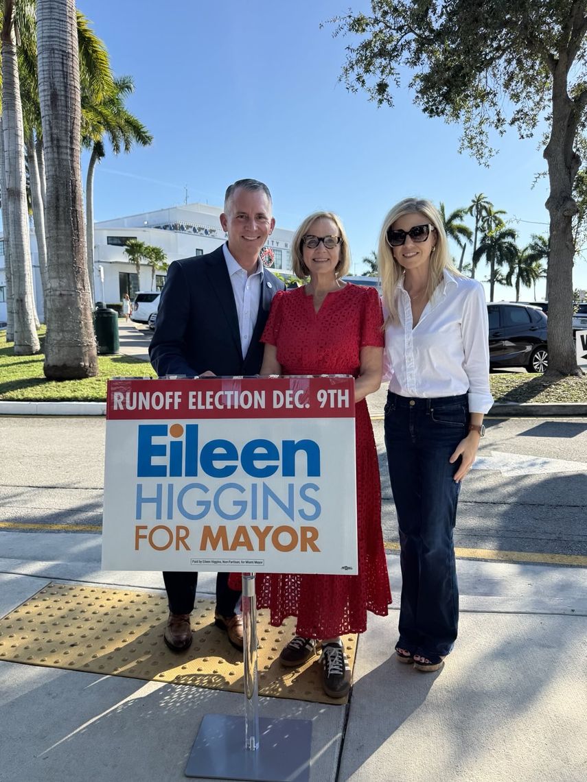 David Jolly, candidato a la gobernación de Florida, apoya a Eileen Higgins en su aspiración por la alcaldía de Miami.