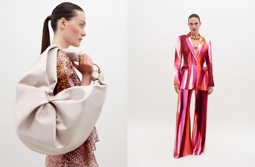 La diseñadora de moda colombiana Silvia Tcherassi presenta la colección pre-spring 2025.