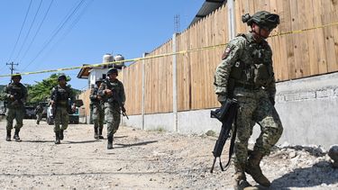 Soldados del Ejército de México. 