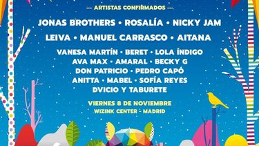 Cartel del&nbsp;Los40 Music Awards.&nbsp;