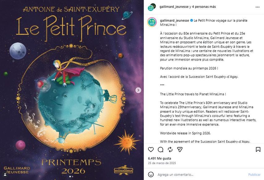 Nueva edición de El Principito.&nbsp;