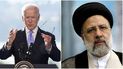 El presidente Joe Biden y su homólogo el iraní Ebrahim Raisi.