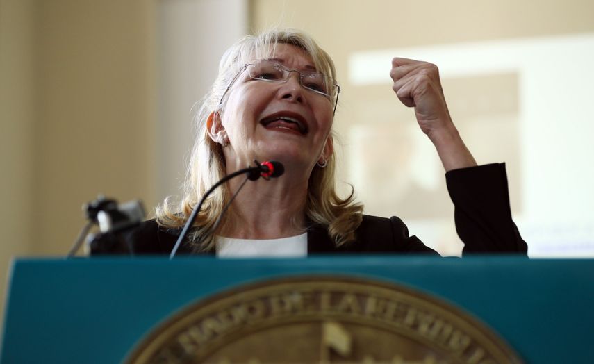 La exfiscal de Venezuela, Luisa Ortega Díaz.&nbsp;