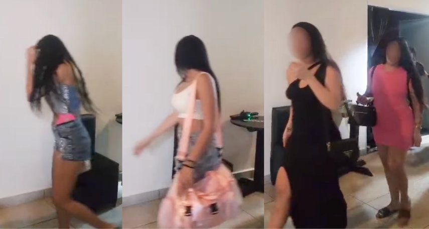 Collage de capturas de pantalla del video publicado por la Fiscalía General del Estado de Quintana Roo en Facebook.