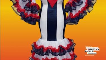 El Museo Nacional del Latino Estadounidense del Smithsonian prepara exhibirá un vestido de Celia Cruz en el que está plasmada la bandera cubana.&nbsp;