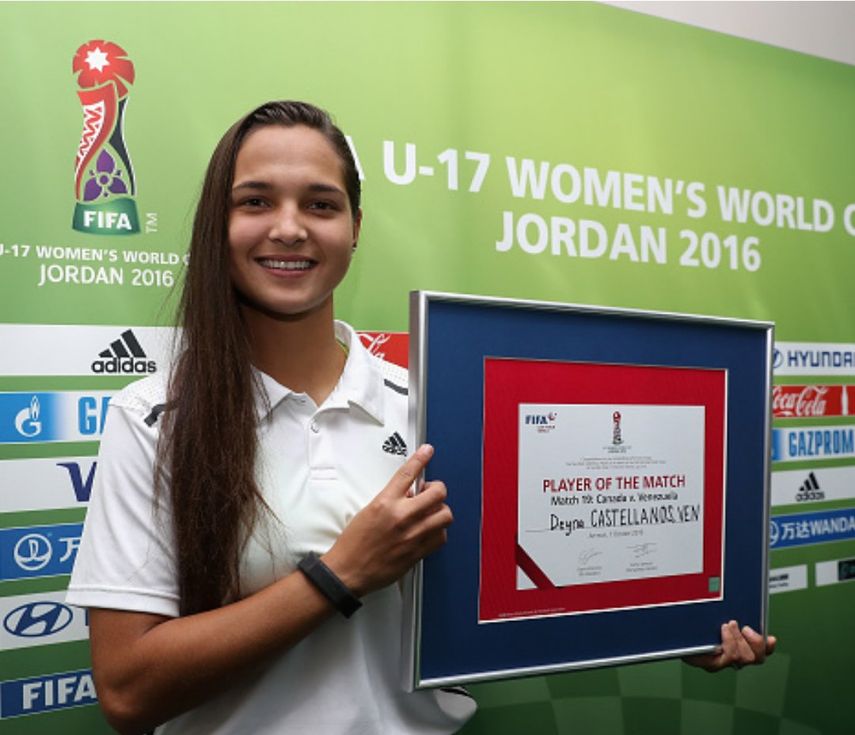 Deyna ha recibido 3 veces el premio a la mejor jugadora del partido