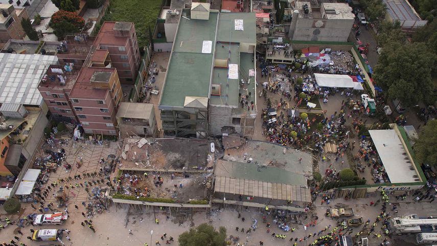 En total fueron dañados más de 2.000 recintos culturales, principalmente edificios históricos.