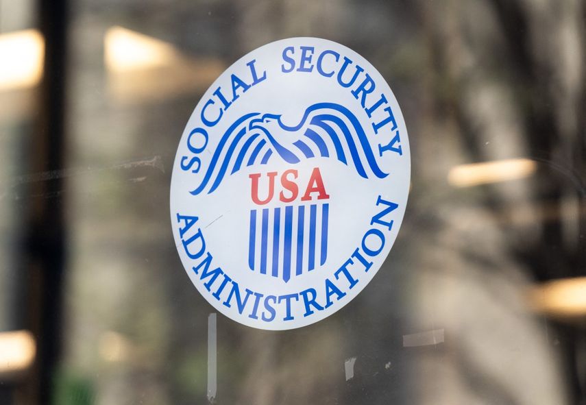 Una oficina de la Administración del Seguro Social (SSA) en Washington, DC, el 26 de marzo de 2025.