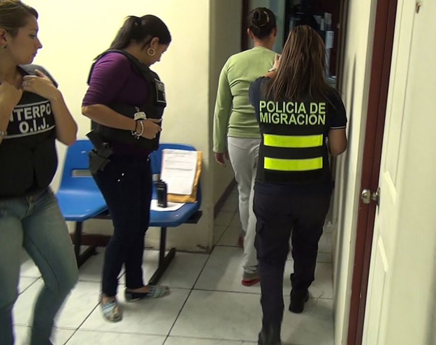 La cubana permanece en poder de Interpol Costa Rica (CORTESÍA DGME)