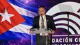 El líder opositor José Daniel Ferrer durante su intervención en el rally por Cuba