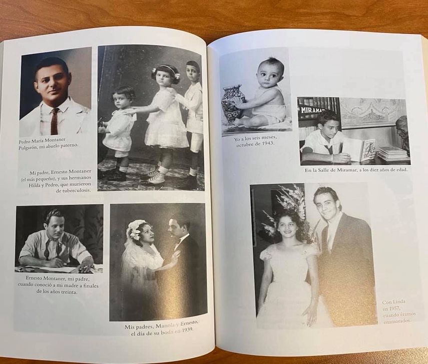 Fotos familiares incluidas en las p&aacute;ginas del libro Sin ir m&aacute;s lejos, de Carlos Alberto Montaner.&nbsp;