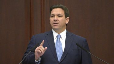El gobernador de Florida, Ron DeSantis.