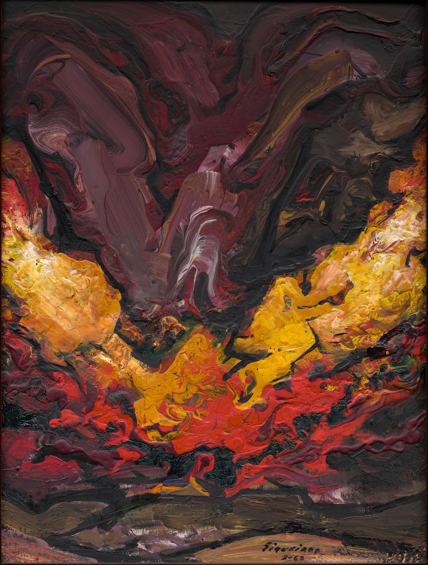 Crepúsculo, 1965, de David Alfaro Siqueiros, es una de las obras que conforman la nueva muestra que el Museo de Arte de Dallas inaugura el 14 de septiembre.