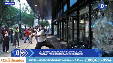 detienen a venezolanos y cubanos que pagaban para causar caos en protestas