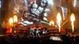 Gene Simmons, Eric Singer, Paul Stanley y Tommy Thayer de KISS actúan en el Riverbend Music Center en Cincinnati el 29 de agosto de 2019. Los dos últimos shows de la banda están programados para el 1 y 2 de diciembre en el Madison Square Garden en Nueva York.&nbsp;