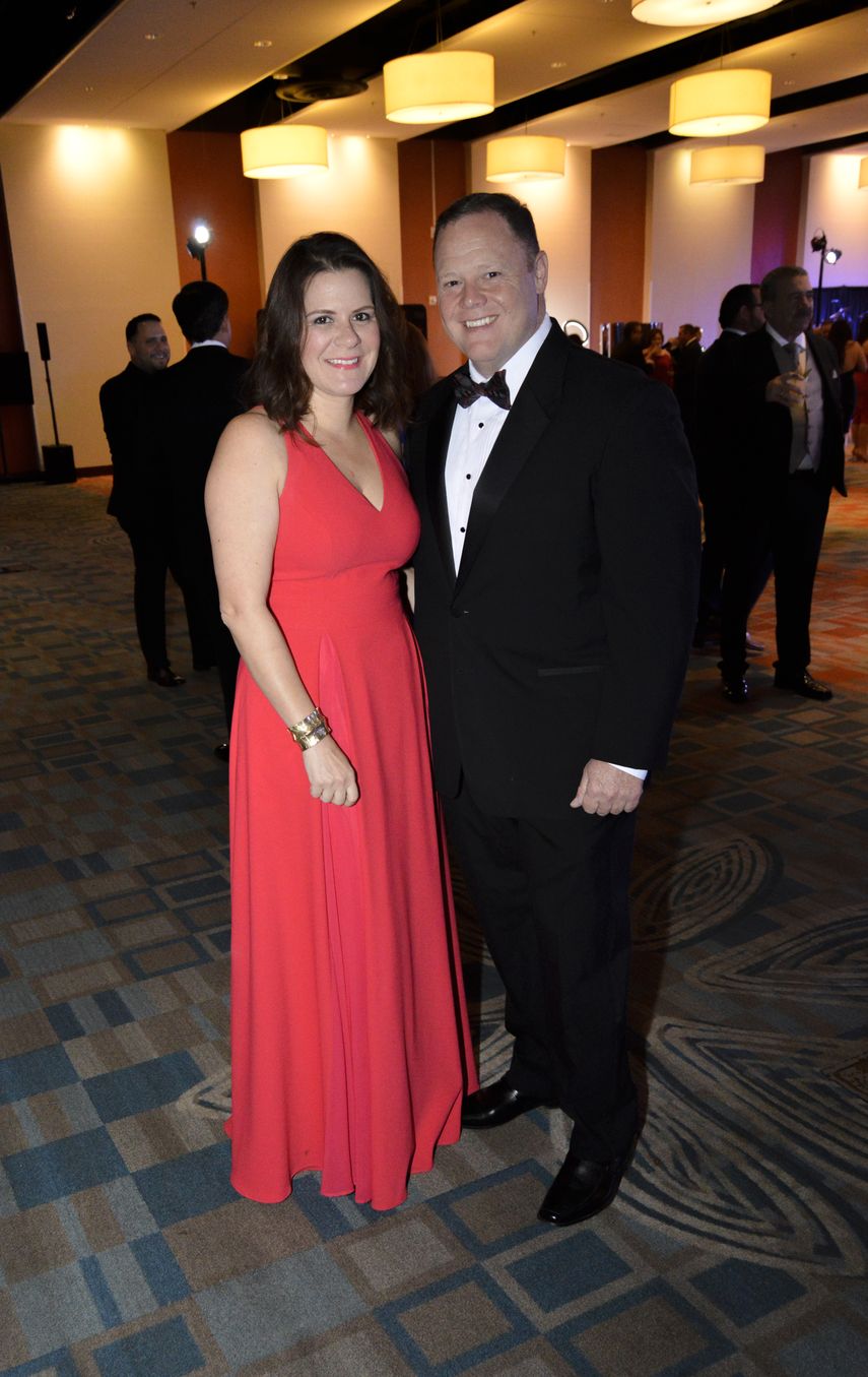 Clarisell de Cardenas y Luis Collaso.