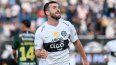 El defensor neozelandés Tim Payne, del Olimpia de Paraguay, celebra luego de anotar el quinto gol de su equipo en un partido, el 2 de agosto de 2026.