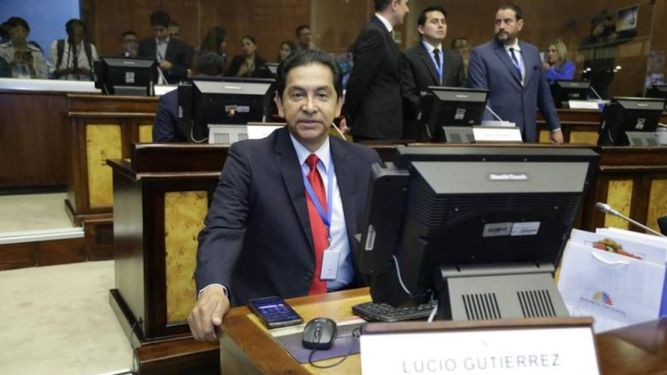 Diputado y expresidente de Ecuador Lucio Gutiérrez